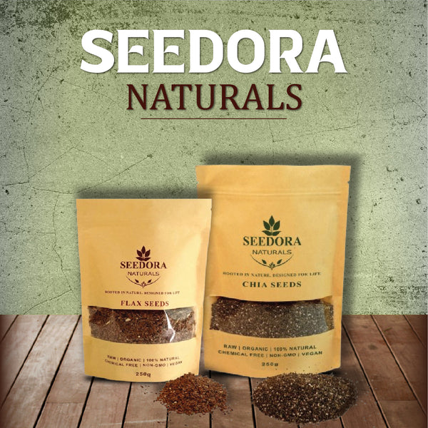 Seedora Power Duo: Chia & Flax Seeds