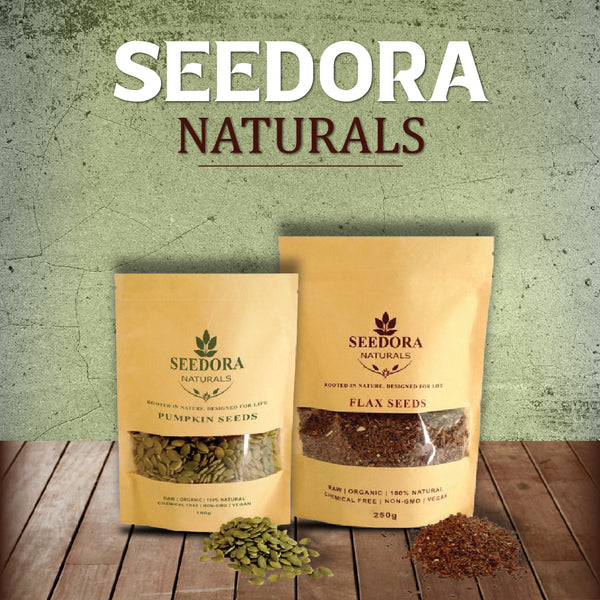 Seedora Wellness Duo – Flax & Pumpkin Seeds