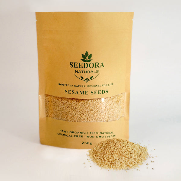 Seedora White Sesame Seeds – 250g