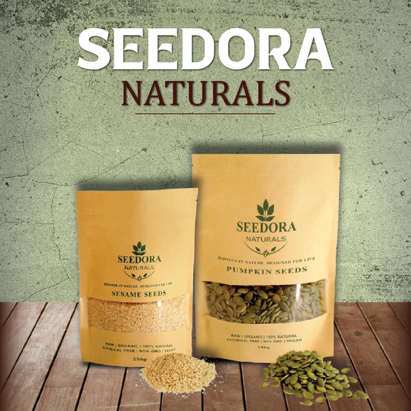 Seedora Heart Duo – Pumpkin & Sesame Seeds